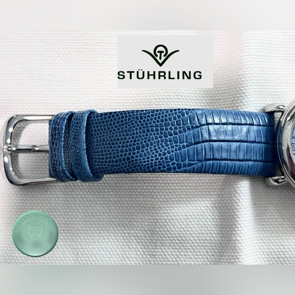 Stuhrling Original Blue and Silver Smartwatch Lady Wall Street 108 Automatic - Picture 4 of 10